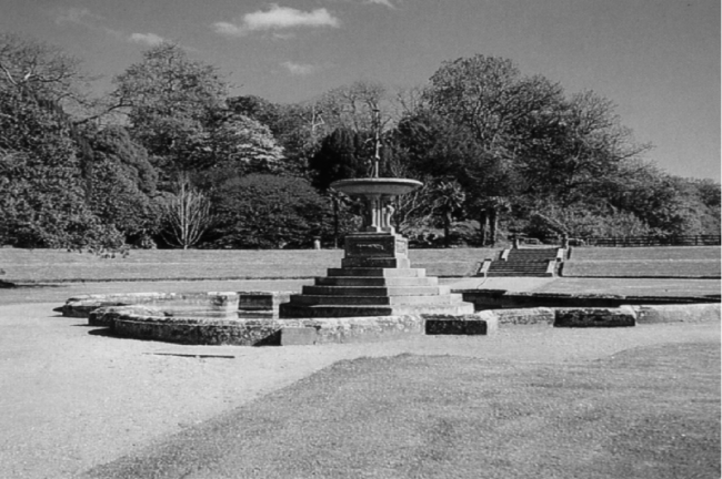 Fountain at Pencarrow